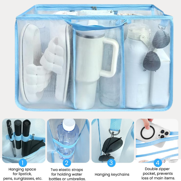 SandKit Organiser for Large Bag Lake Blue