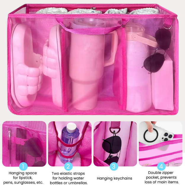 SandKit Organiser for Large Bag Rose Red