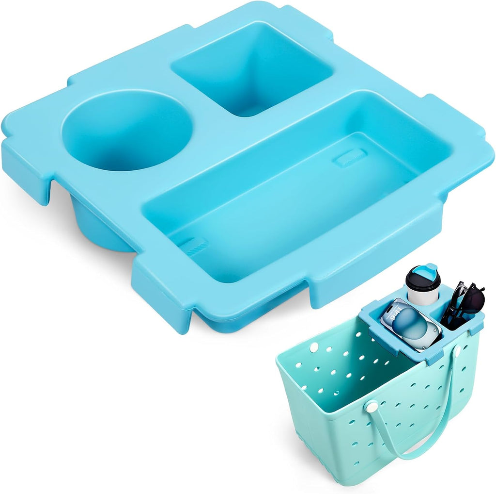 Cup Holder Tray - For Large Bag || Lake Blue