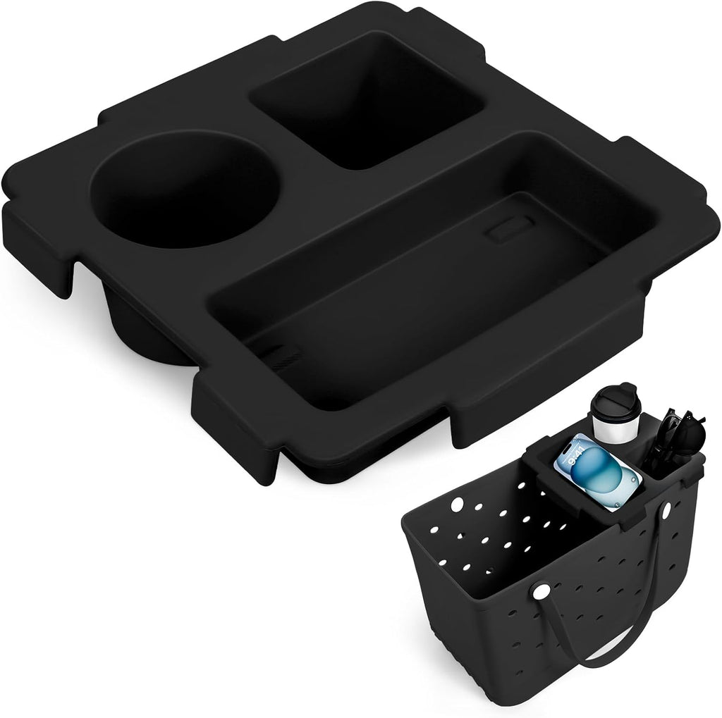 Cup Holder Tray - For Large Bag || Black